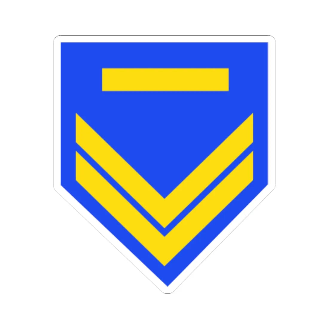 Cyprus Air Force OR 5 (Cyprus) (Military Rank) STICKER Vinyl Kiss-Cut Decal 4 Inch White - The Sticker Space