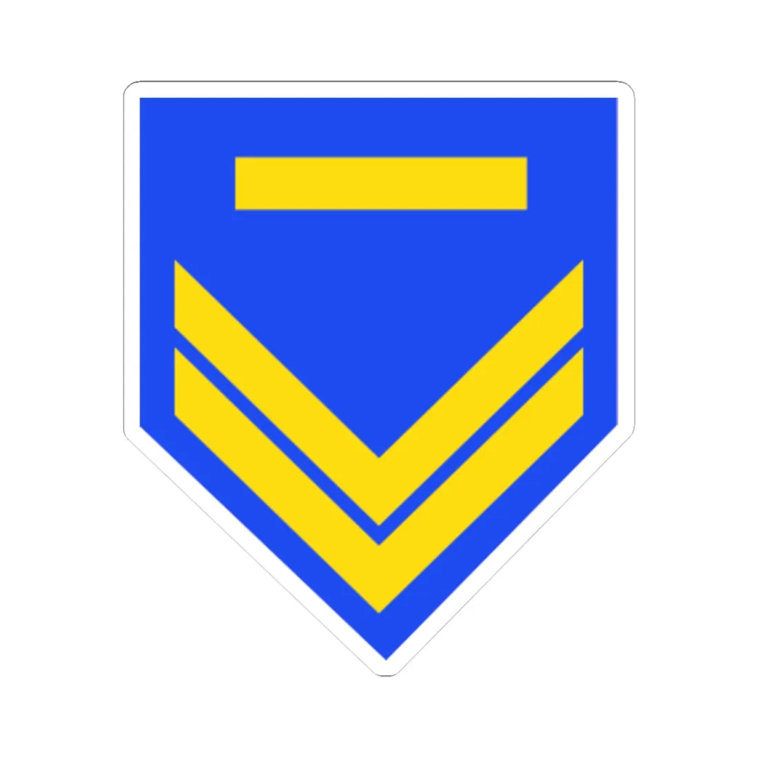 Cyprus Air Force OR 5 (Cyprus) (Military Rank) STICKER Vinyl Kiss-Cut Decal 6 Inch White - The Sticker Space