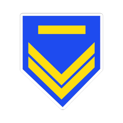 Cyprus Air Force OR 5 (Cyprus) (Military Rank) STICKER Vinyl Kiss-Cut Decal 6 Inch White - The Sticker Space