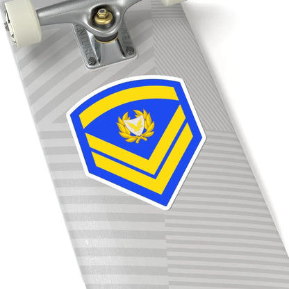 Cyprus Air Force OR 6 (Cyprus) (Military Rank) STICKER Vinyl Kiss-Cut Decal - The Sticker Space