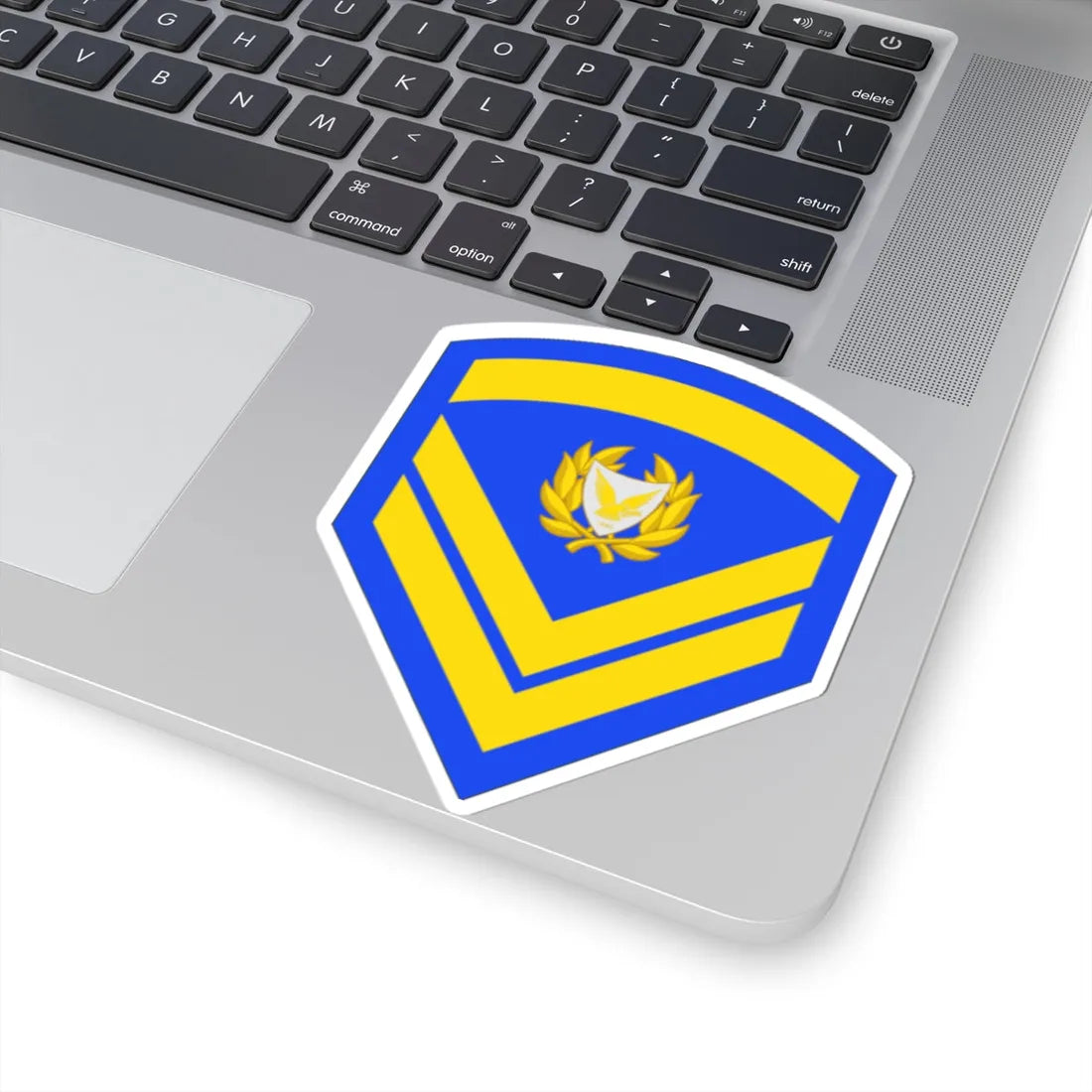 Cyprus Air Force OR 6 (Cyprus) (Military Rank) STICKER Vinyl Kiss-Cut Decal - The Sticker Space