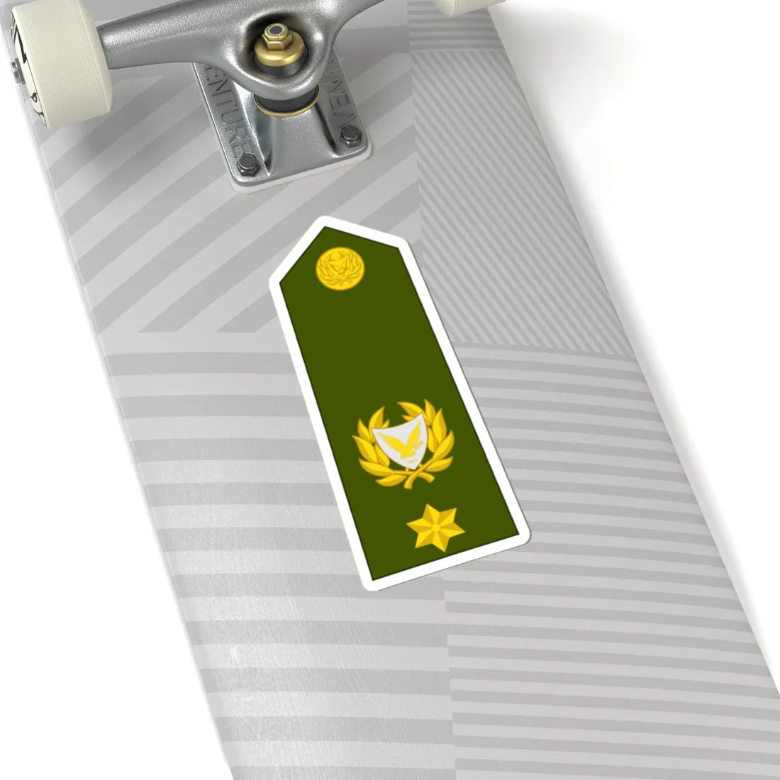 Cyprus Army OF 3 (Cyprus) (Military Rank) STICKER Vinyl Kiss-Cut Decal - The Sticker Space