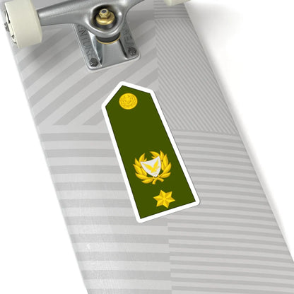 Cyprus Army OF 3 (Cyprus) (Military Rank) STICKER Vinyl Kiss-Cut Decal - The Sticker Space