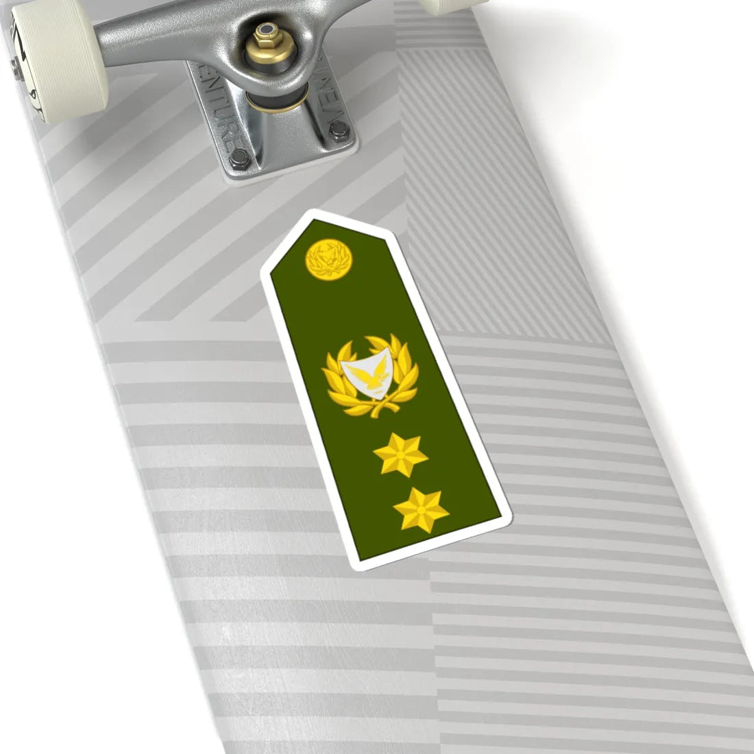 Cyprus Army OF 4 (Cyprus) (Military Rank) STICKER Vinyl Kiss-Cut Decal - The Sticker Space