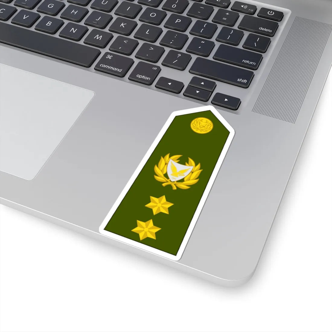 Cyprus Army OF 4 (Cyprus) (Military Rank) STICKER Vinyl Kiss-Cut Decal - The Sticker Space