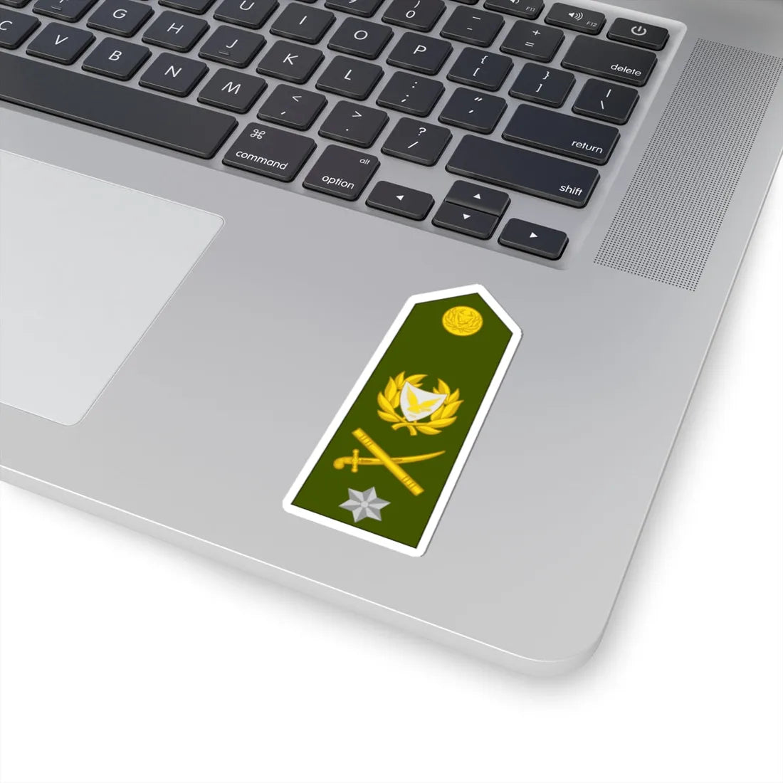 Cyprus Army OF 6 (Cyprus) (Military Rank) STICKER Vinyl Kiss-Cut Decal - The Sticker Space