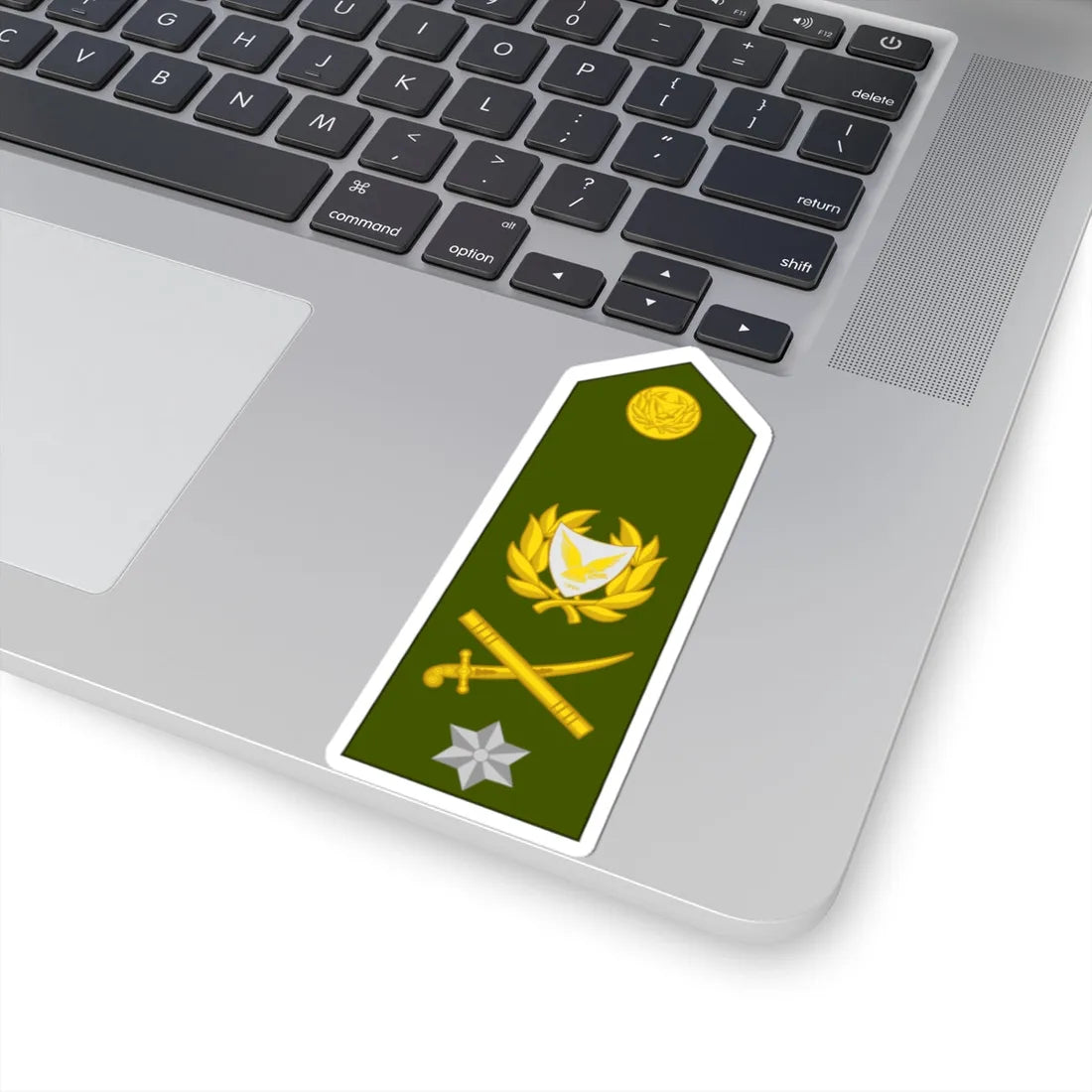 Cyprus Army OF 6 (Cyprus) (Military Rank) STICKER Vinyl Kiss-Cut Decal - The Sticker Space