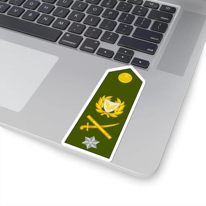 Cyprus Army OF 6 (Cyprus) (Military Rank) STICKER Vinyl Kiss-Cut Decal - The Sticker Space