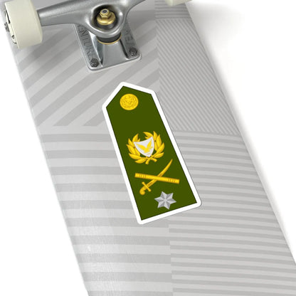 Cyprus Army OF 6 (Cyprus) (Military Rank) STICKER Vinyl Kiss-Cut Decal - The Sticker Space