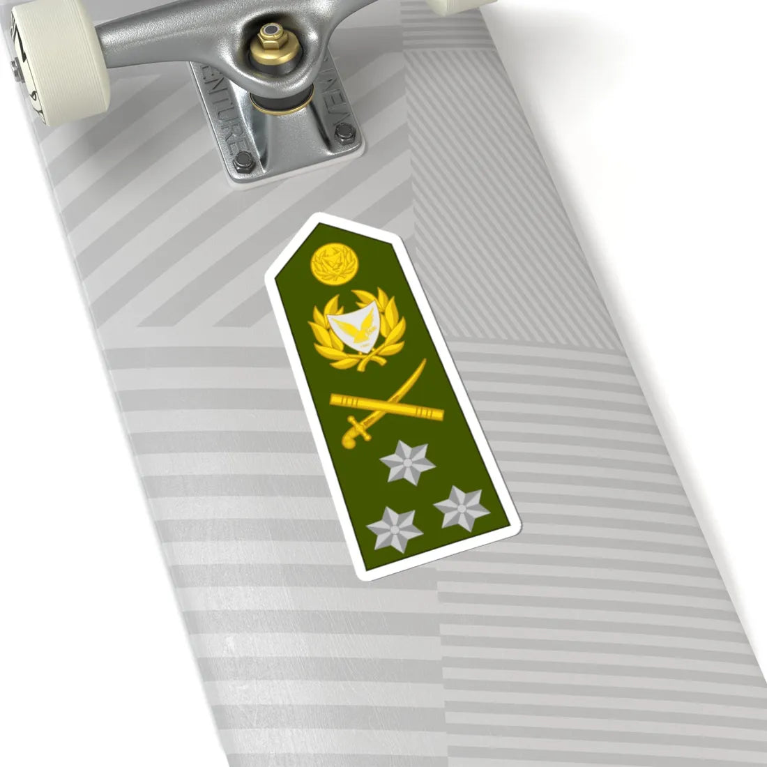 Cyprus Army OF 8 (Cyprus) (Military Rank) STICKER Vinyl Kiss-Cut Decal - The Sticker Space