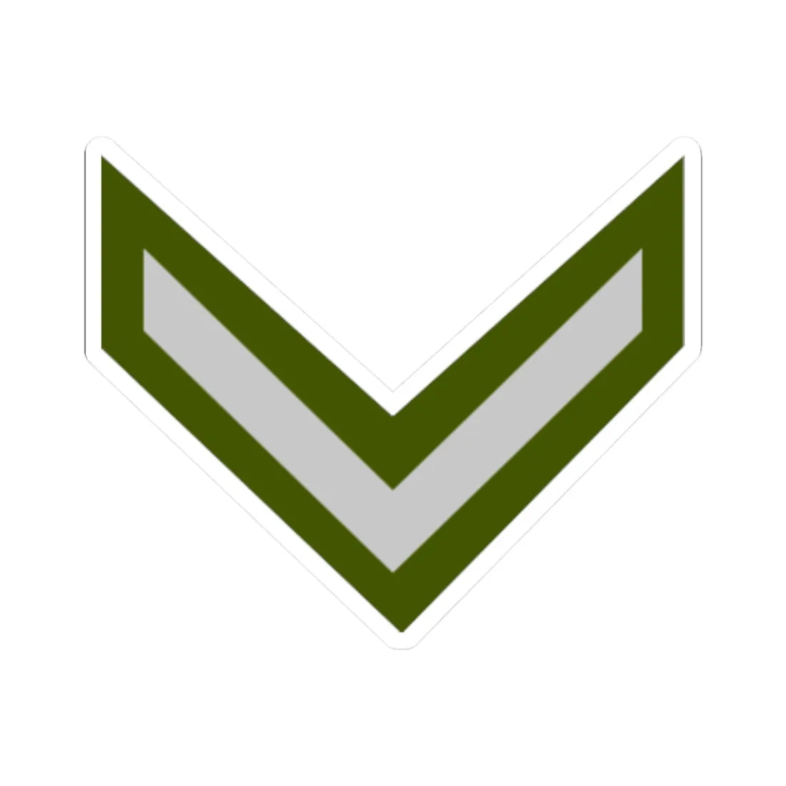 Cyprus Army OR 4c (Cyprus) (Military Rank) STICKER Vinyl Kiss-Cut Decal 3 Inch White - The Sticker Space