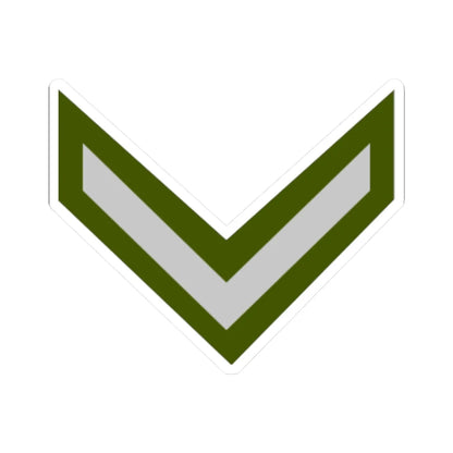 Cyprus Army OR 4c (Cyprus) (Military Rank) STICKER Vinyl Kiss-Cut Decal 3 Inch White - The Sticker Space
