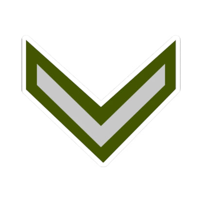 Cyprus Army OR 4c (Cyprus) (Military Rank) STICKER Vinyl Kiss-Cut Decal 4 Inch White - The Sticker Space