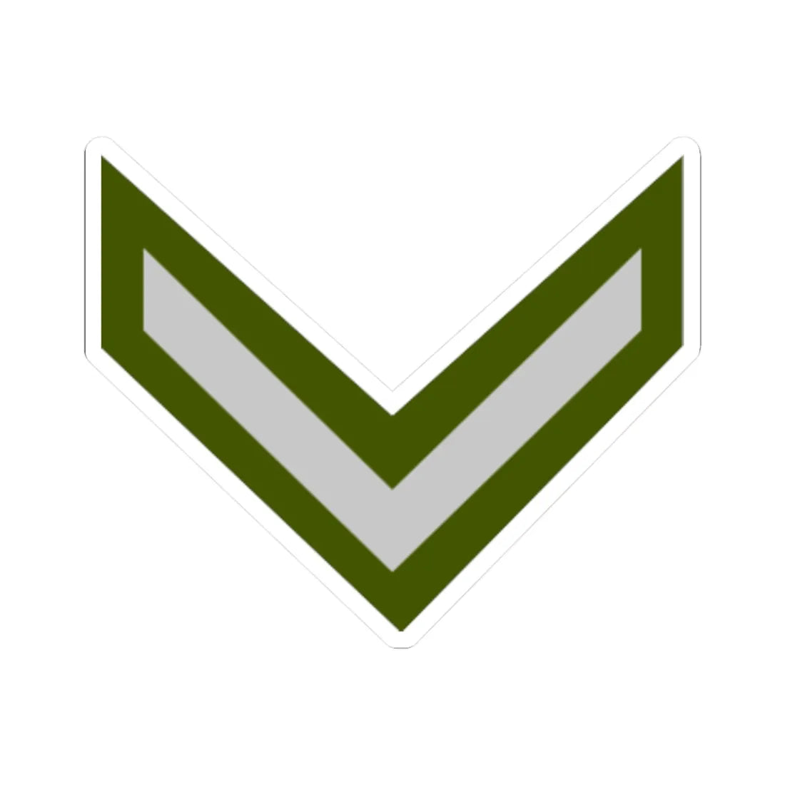 Cyprus Army OR 4c (Cyprus) (Military Rank) STICKER Vinyl Kiss-Cut Decal 6 Inch White - The Sticker Space