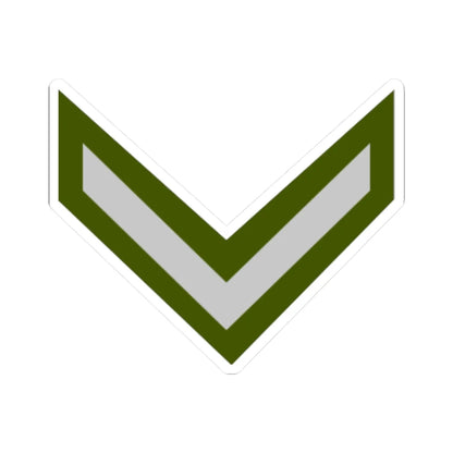 Cyprus Army OR 4c (Cyprus) (Military Rank) STICKER Vinyl Kiss-Cut Decal 6 Inch White - The Sticker Space