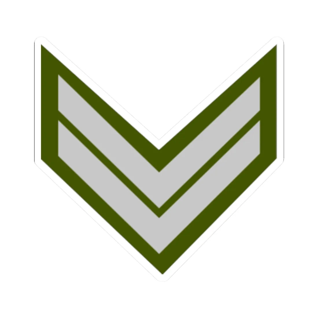 Cyprus Army OR 6c (Cyprus) (Military Rank) STICKER Vinyl Kiss-Cut Decal 2 Inch White - The Sticker Space