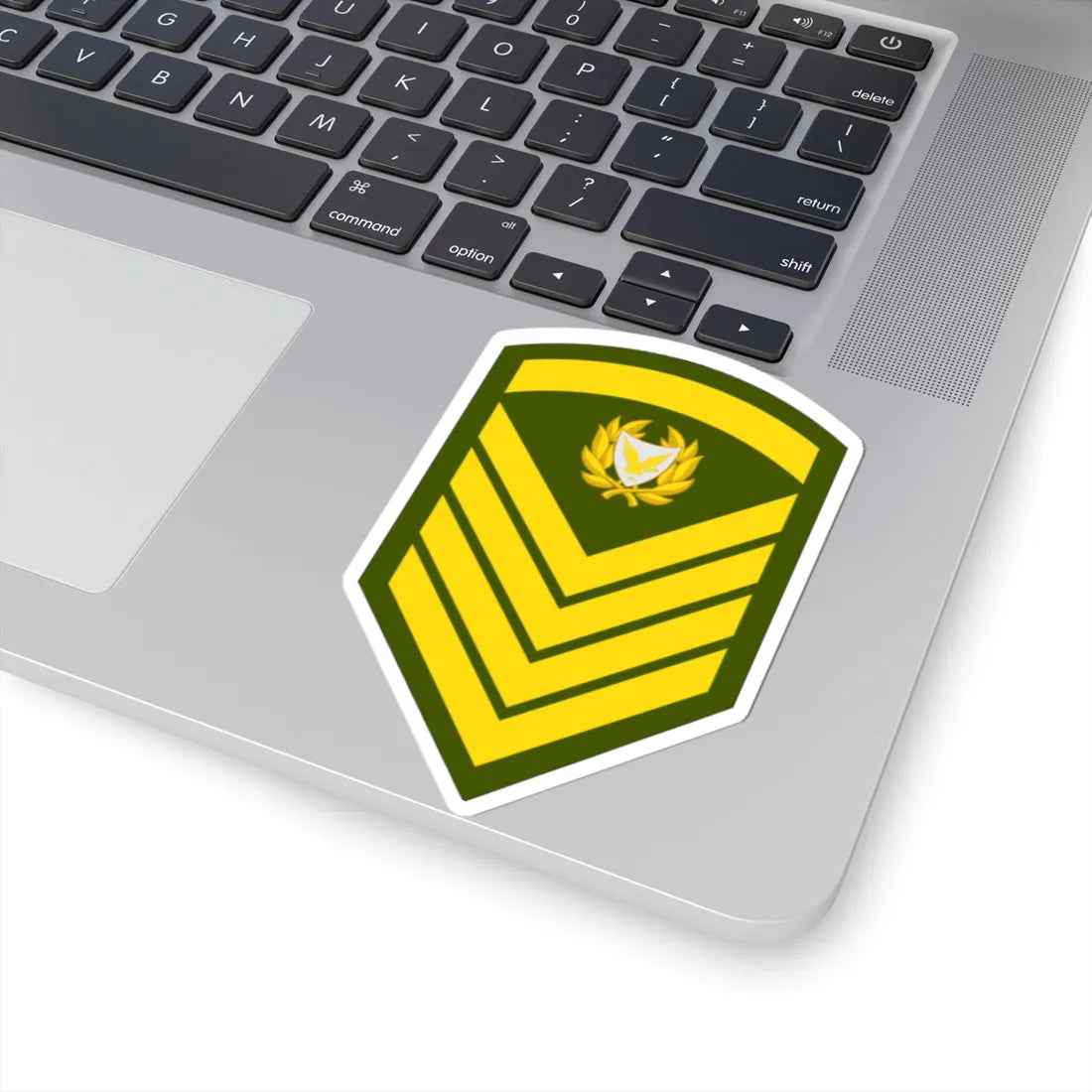 Cyprus Army OR 8 (Cyprus) (Military Rank) STICKER Vinyl Kiss-Cut Decal - The Sticker Space