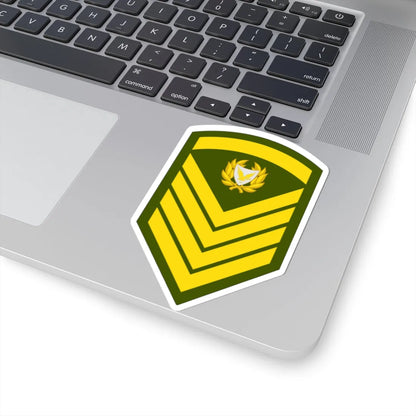 Cyprus Army OR 8 (Cyprus) (Military Rank) STICKER Vinyl Kiss-Cut Decal - The Sticker Space
