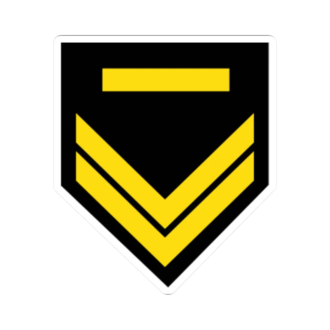 Cyprus Navy OR 5 (Cyprus) (Military Rank) STICKER Vinyl Kiss-Cut Decal 2 Inch White - The Sticker Space