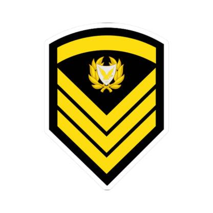 Cyprus Navy OR 7 (Cyprus) (Military Rank) STICKER Vinyl Kiss-Cut Decal 2 Inch White - The Sticker Space