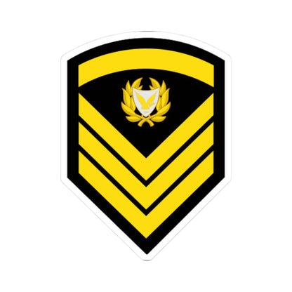 Cyprus Navy OR 7 (Cyprus) (Military Rank) STICKER Vinyl Kiss-Cut Decal 3 Inch White - The Sticker Space