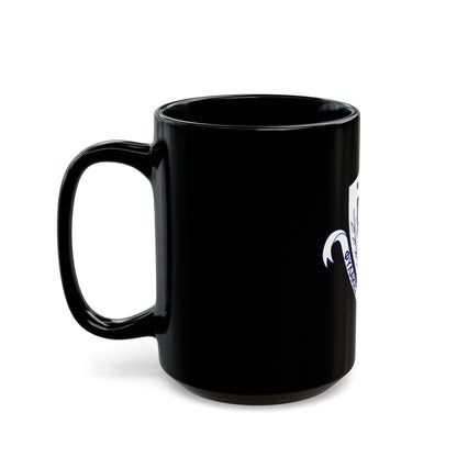 Cyprus Prisons Department - Black Coffee Mug-The Sticker Space