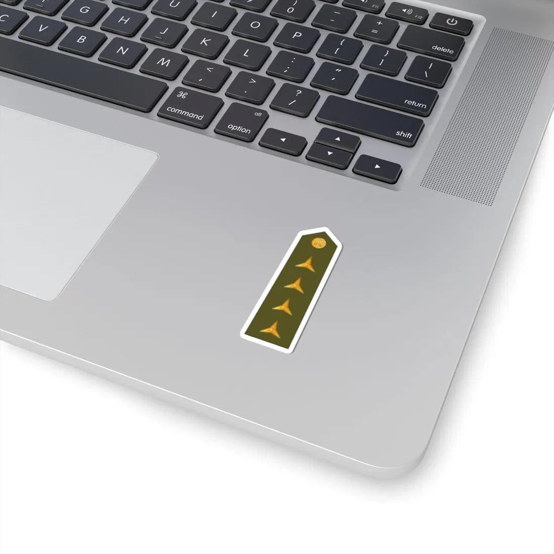 CzArmy 2011 OF2 Kapitan shoulder (Czech Republic) (Military Rank) STICKER Vinyl Kiss-Cut Decal - The Sticker Space
