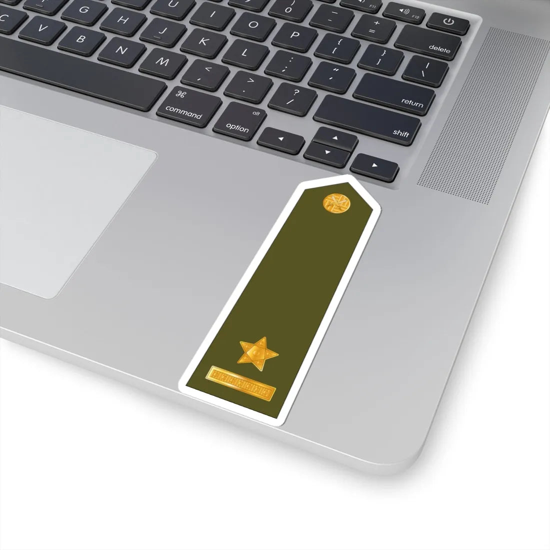 CzArmy 2011 OF3 Major shoulder (Czech Republic) (Military Rank) STICKER Vinyl Kiss-Cut Decal - The Sticker Space