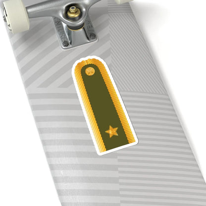 CzArmy 2011 OF6 Brigadni general shoulder (Czech Republic) (Military Rank) STICKER Vinyl Kiss-Cut Decal - The Sticker Space