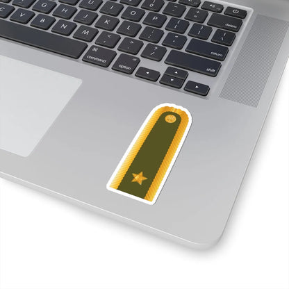 CzArmy 2011 OF6 Brigadni general shoulder (Czech Republic) (Military Rank) STICKER Vinyl Kiss-Cut Decal - The Sticker Space
