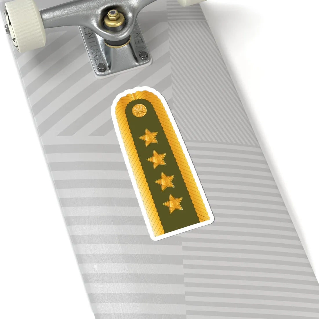 CzArmy 2011 OF9 Armadni general shoulder (Czech Republic) (Military Rank) STICKER Vinyl Kiss-Cut Decal - The Sticker Space