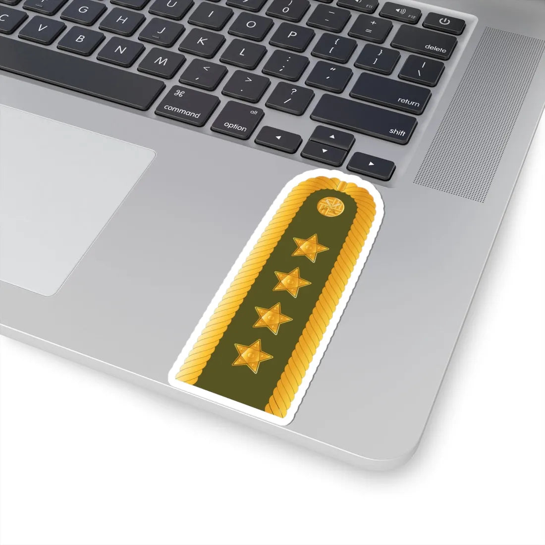 CzArmy 2011 OF9 Armadni general shoulder (Czech Republic) (Military Rank) STICKER Vinyl Kiss-Cut Decal - The Sticker Space