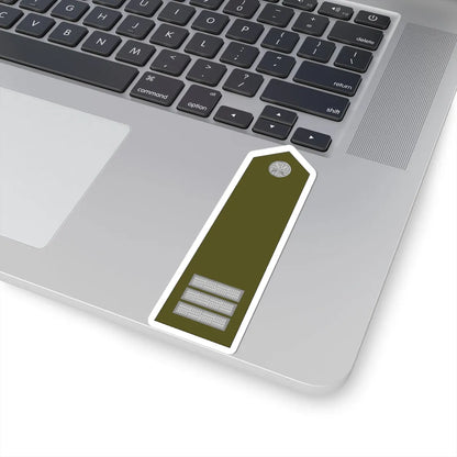 CzArmy2011 OR7 Praporčík shoulder (Czech Republic) (Military Rank) STICKER Vinyl Kiss-Cut Decal - The Sticker Space