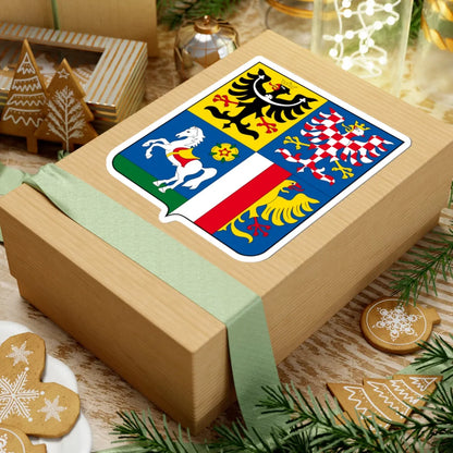 CZE Kraj Morawsko-Śląski COA (Czech Republic) (Coat of Arms) STICKER Vinyl Kiss-Cut Decal - The Sticker Space