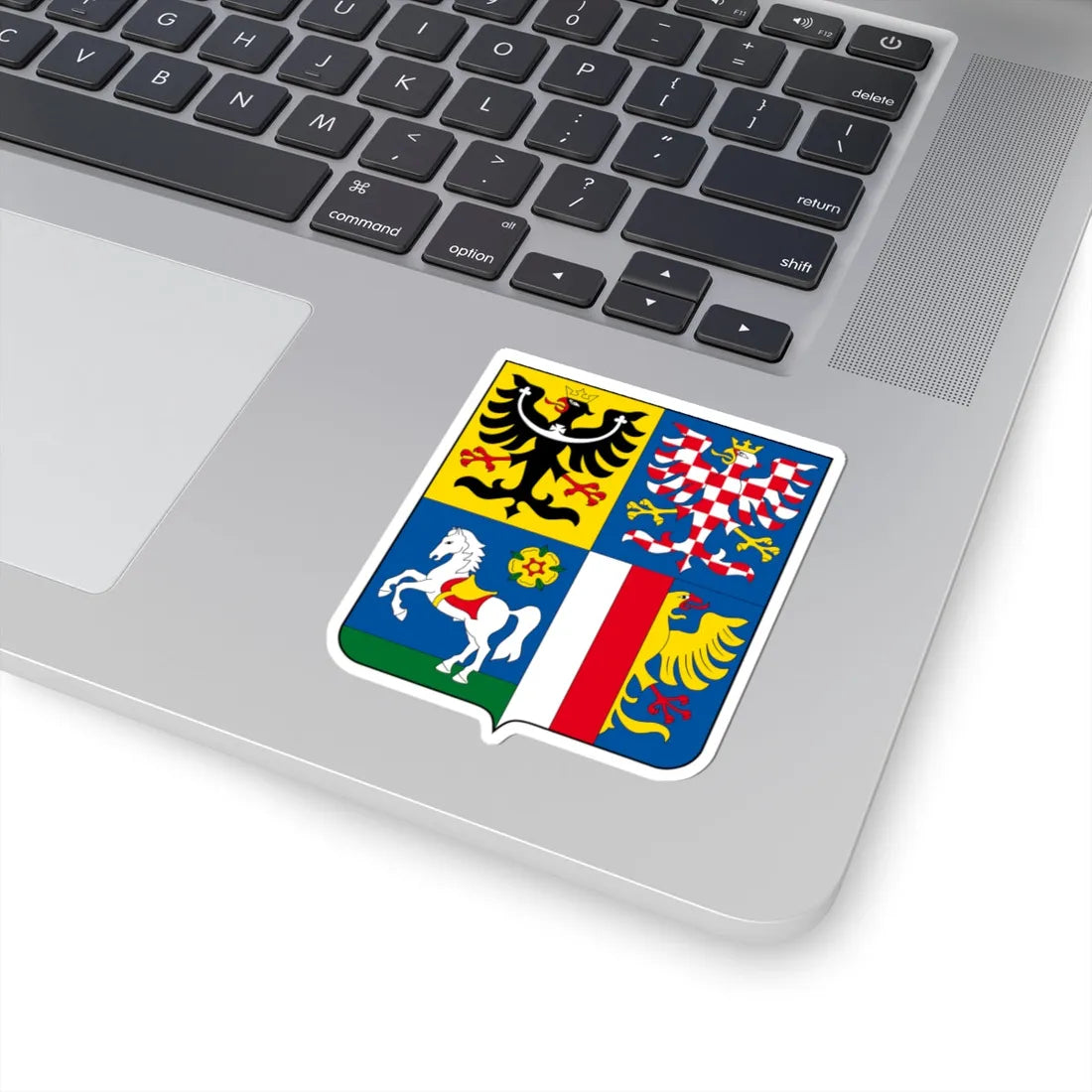 CZE Kraj Morawsko-Śląski COA (Czech Republic) (Coat of Arms) STICKER Vinyl Kiss-Cut Decal - The Sticker Space