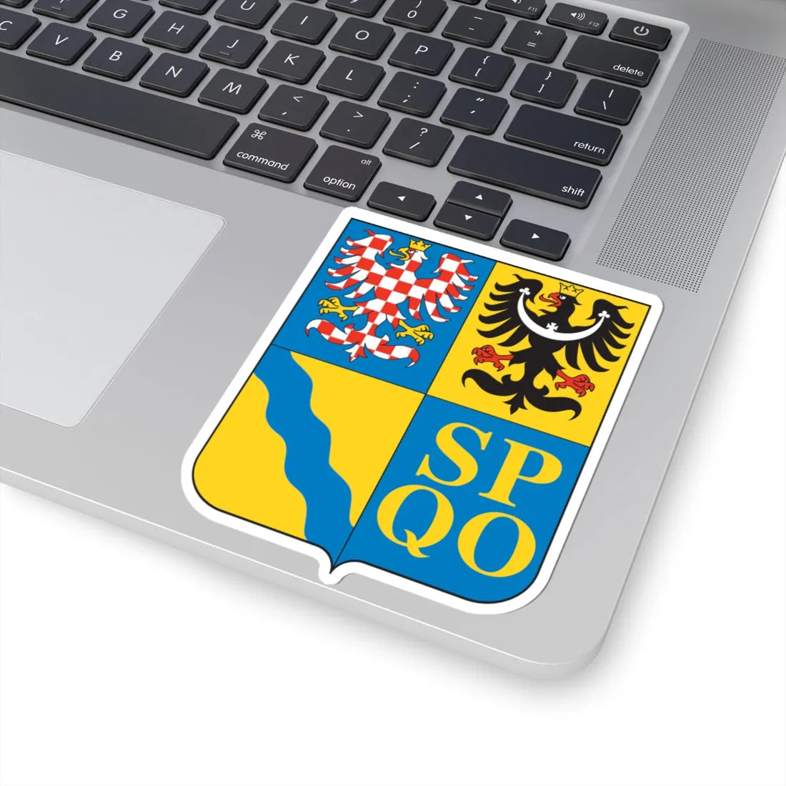CZE Kraj Ołomuniecki COA (Czech Republic) (Coat of Arms) STICKER Vinyl Kiss-Cut Decal - The Sticker Space
