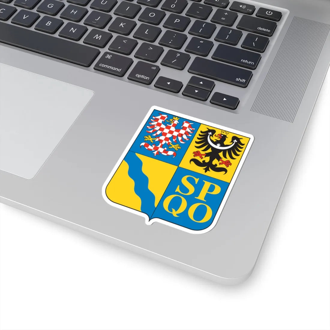CZE Kraj Ołomuniecki COA (Czech Republic) (Coat of Arms) STICKER Vinyl Kiss-Cut Decal - The Sticker Space