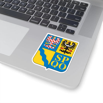 CZE Kraj Ołomuniecki COA (Czech Republic) (Coat of Arms) STICKER Vinyl Kiss-Cut Decal - The Sticker Space