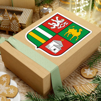 CZE Kraj Pilzneński COA (Czech Republic) (Coat of Arms) STICKER Vinyl Kiss-Cut Decal - The Sticker Space