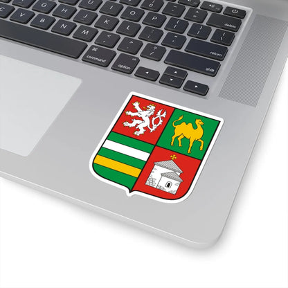 CZE Kraj Pilzneński COA (Czech Republic) (Coat of Arms) STICKER Vinyl Kiss-Cut Decal - The Sticker Space