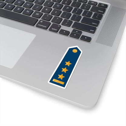 Czech Airforce OF 5 (Czech Republic) (Military Rank) STICKER Vinyl Kiss-Cut Decal - The Sticker Space