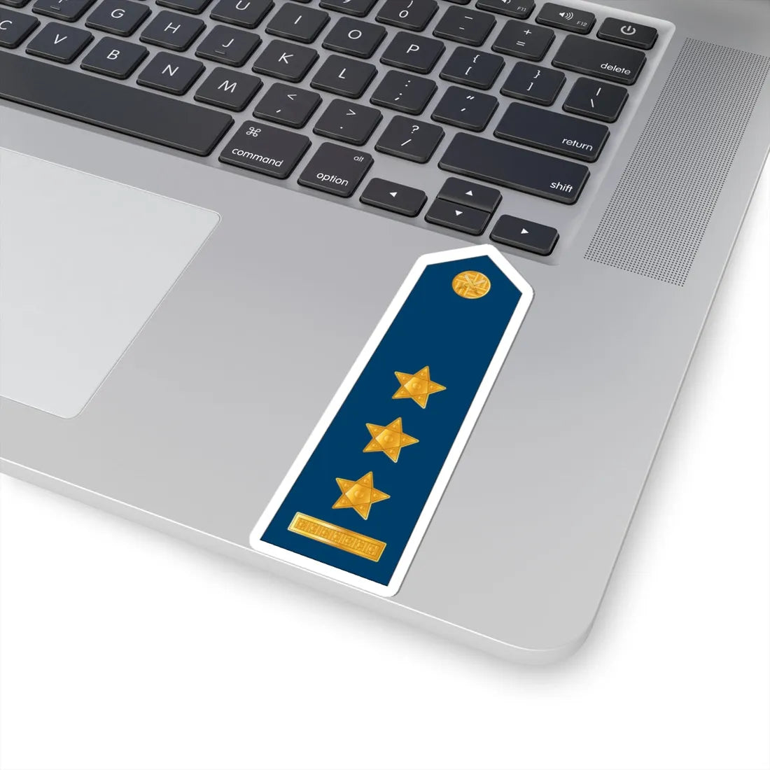 Czech Airforce OF 5 (Czech Republic) (Military Rank) STICKER Vinyl Kiss-Cut Decal - The Sticker Space