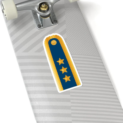 Czech Airforce OF 8 (Czech Republic) (Military Rank) STICKER Vinyl Kiss-Cut Decal - The Sticker Space