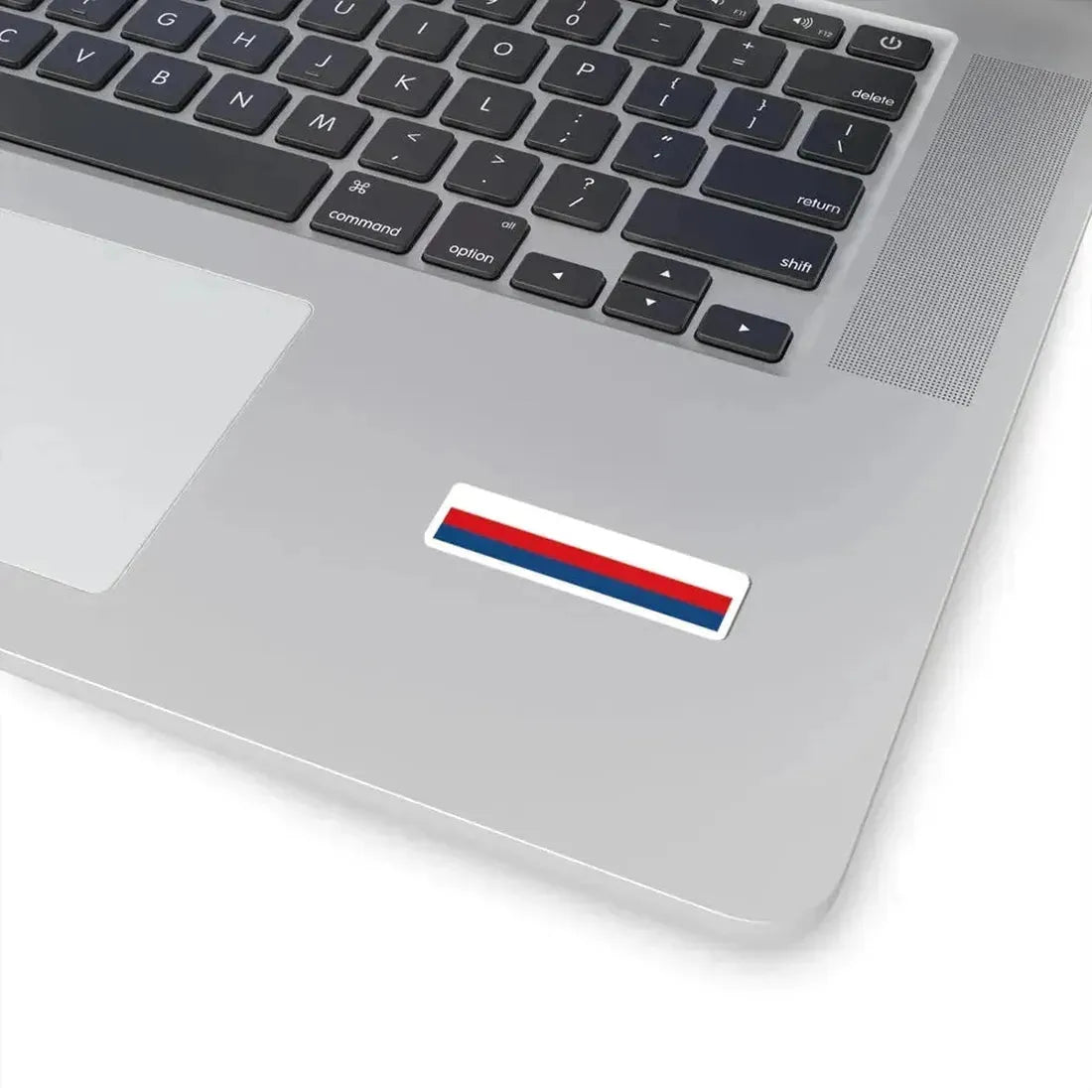 Czech Republic tricolour ribbon 2x9 (Czech Republic) STICKER Vinyl Kiss-Cut Decal - The Sticker Space