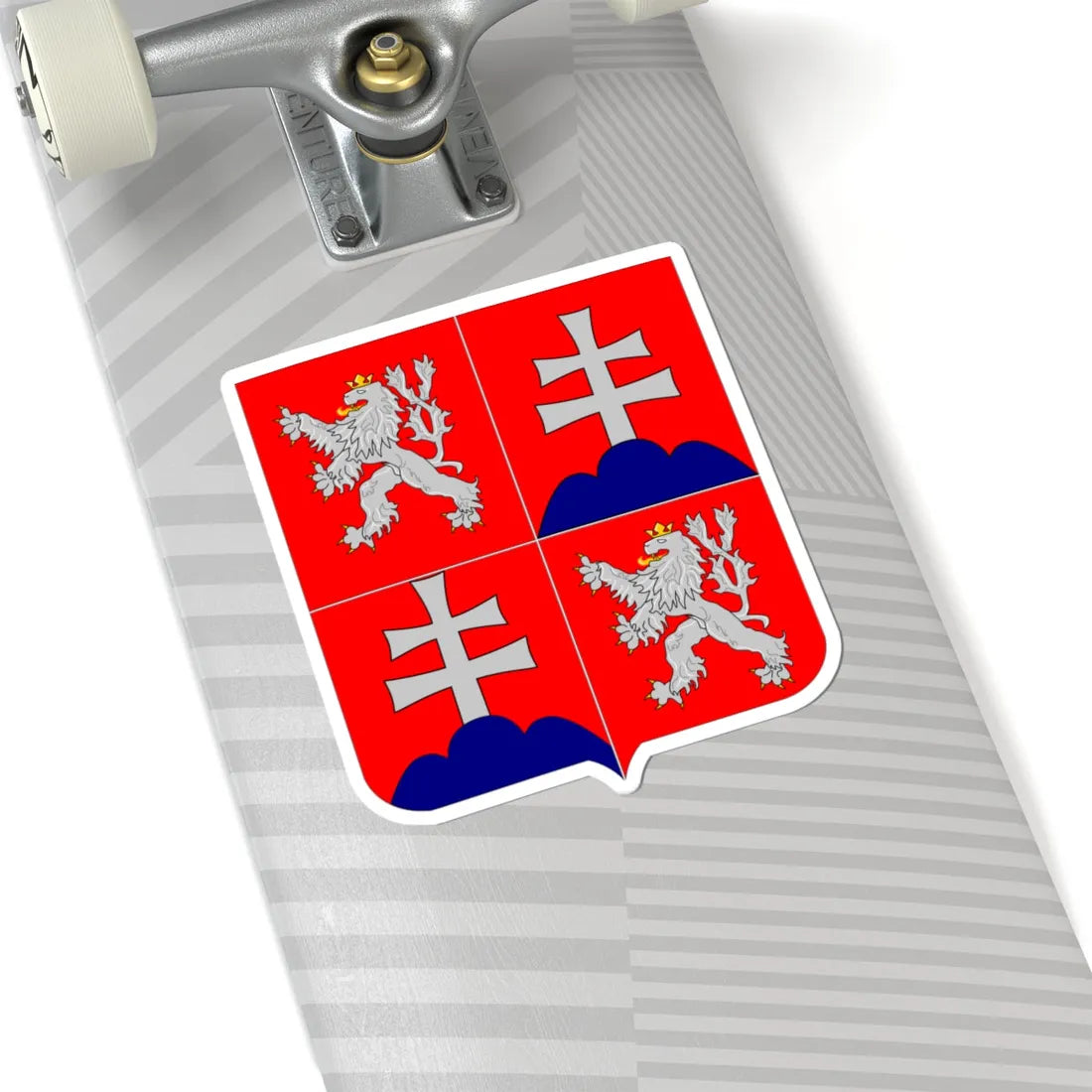 Czechoslovakia small (Slovakia) (Coat of Arms) STICKER Vinyl Kiss-Cut Decal - The Sticker Space