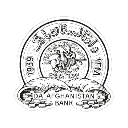 Da Afghanistan Bank Logo (Afghanistan) (Coat of Arms) STICKER Vinyl Kiss-Cut Decal 6 Inch White - The Sticker Space