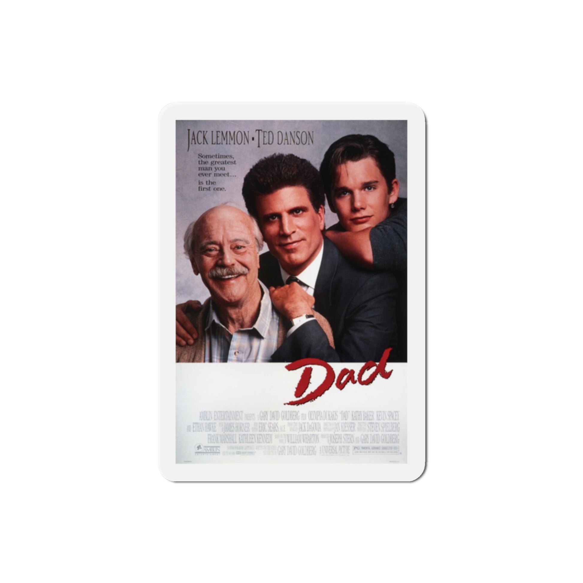 Dad 1989 Movie Poster Die-Cut Magnet-2" x 2"-The Sticker Space