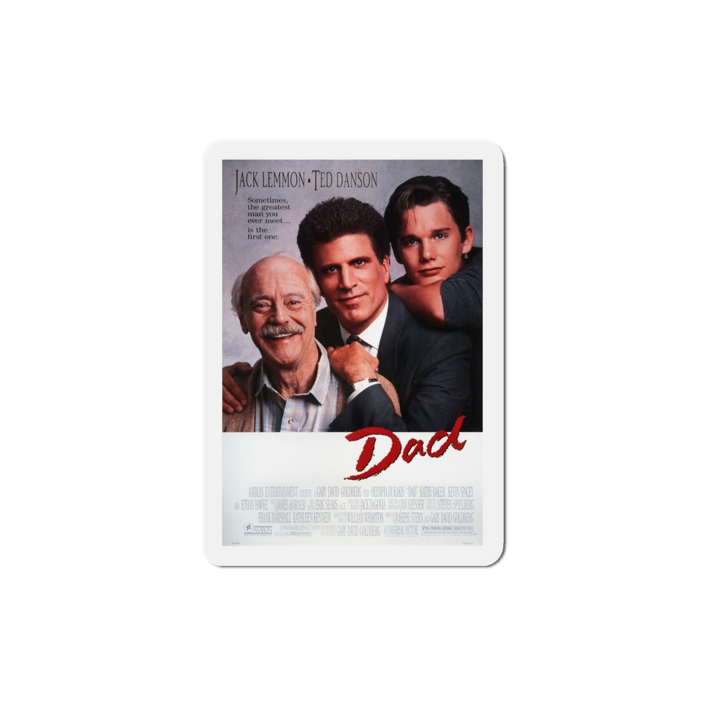 Dad 1989 Movie Poster Die-Cut Magnet-4" x 4"-The Sticker Space