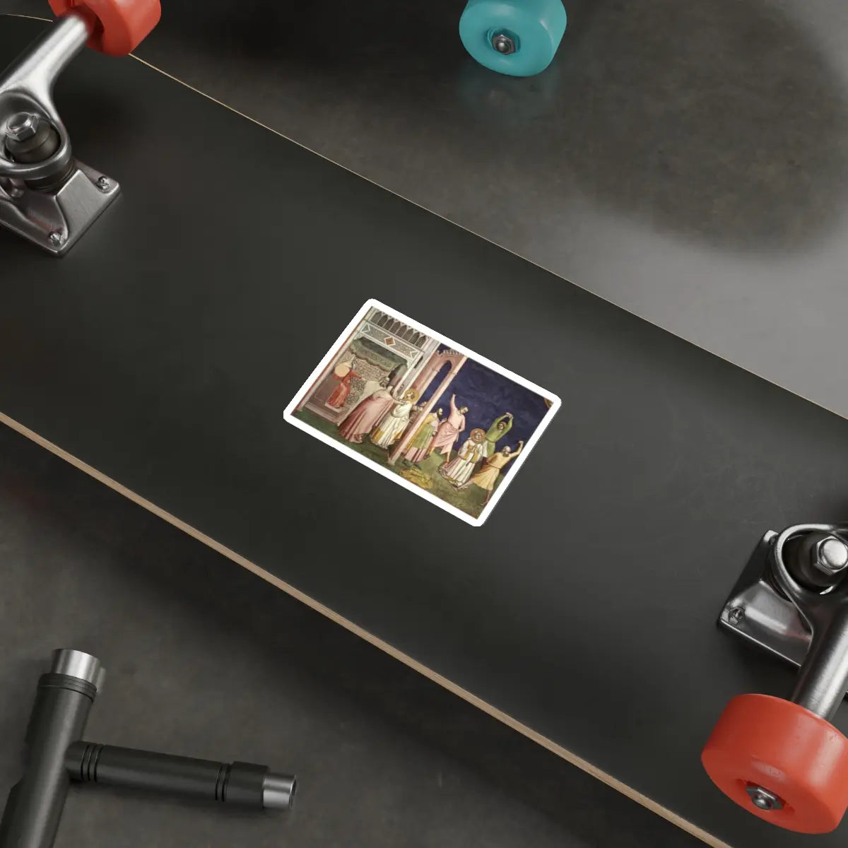 SKU:65342975791702686550 Sticker types:White Shape:Die-Cut Sizes:4" × 4"