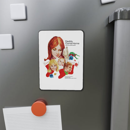 Daddy, Come Home, Woman's Day, December 1972 (Magazine Illustration) Refrigerator Magnet-The Sticker Space